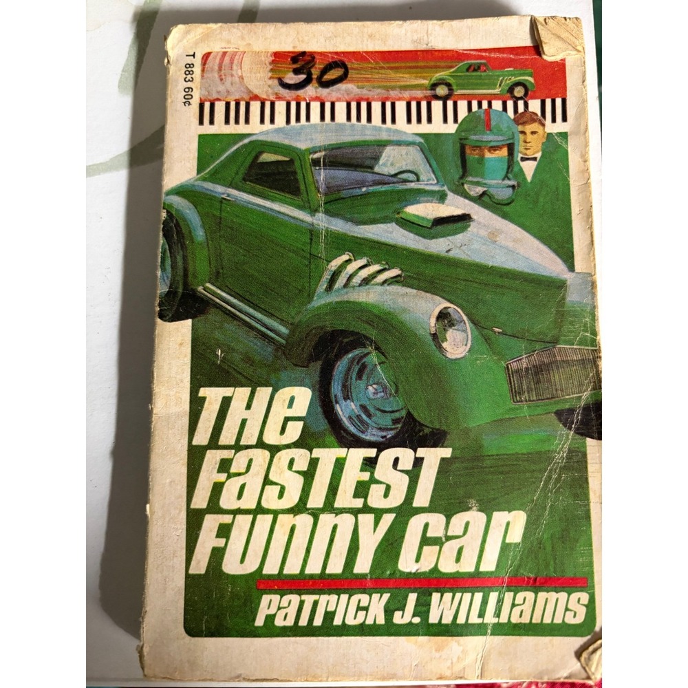 The Fastest Funny Car Patrick J Williams 1970 Scholastic Paperback Vintage Book